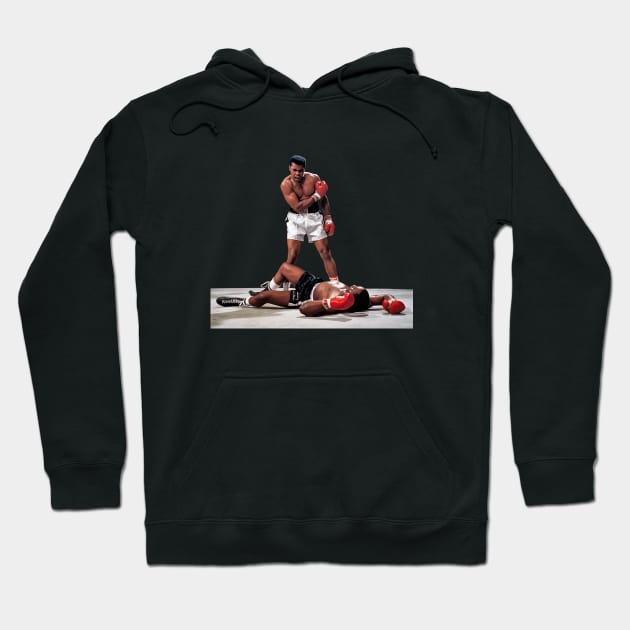 Ali vs. Liston II Hoodie by GrampaTony